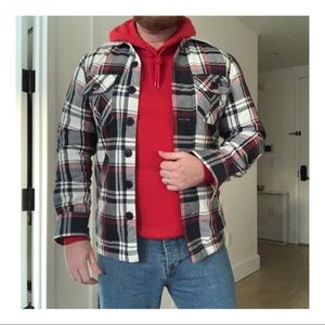 SHEERING COLLAR JACKET WITH PADDEN INTERIOR